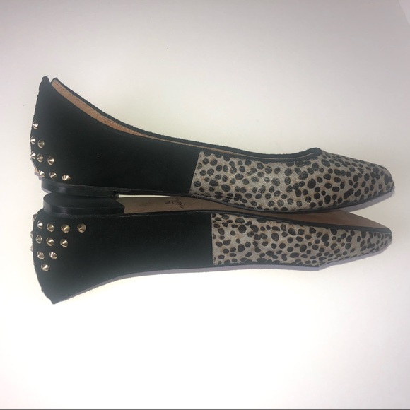Halogen Printed Calf Hair and Rockstud Fla… - Picture 3 of 8